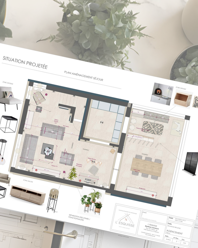 Le E-projet: Agencement